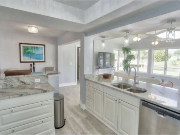 Cape Coral Two Bedroom Waterfront Setting