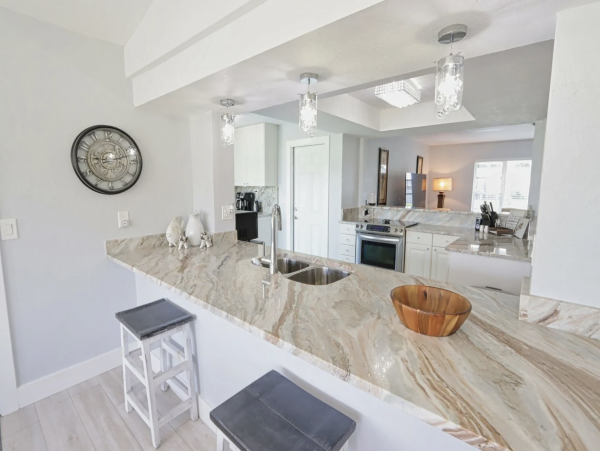 Cape Coral Two Bedroom Waterfront Setting