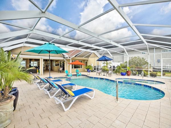 Water Views Cape Coral Vacation Pool Home Four Bedrooms
