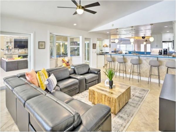 Water Views Cape Coral Vacation Pool Home Four Bedrooms