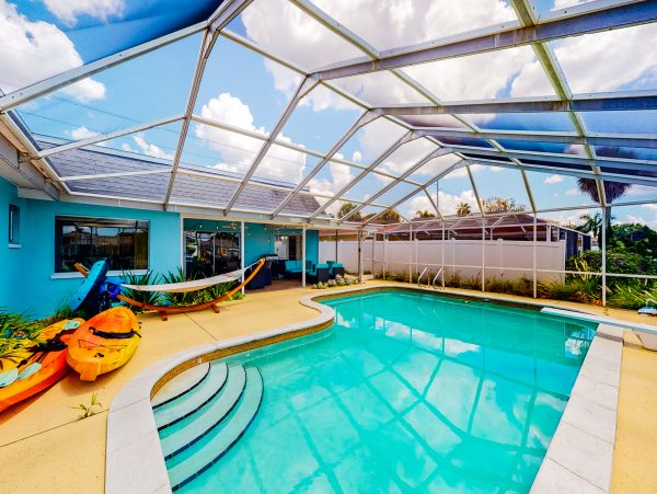Dog friendly house with water views and beach access