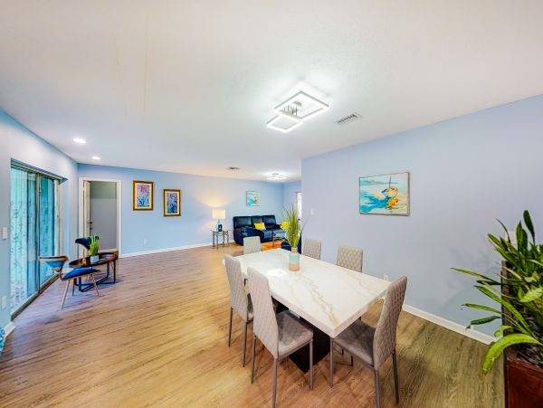 Dog friendly house with water views and beach access