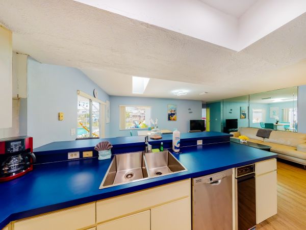 Dog friendly house with water views and beach access