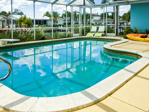 Dog friendly house with water views and beach access