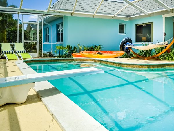 Dog friendly house with water views and beach access