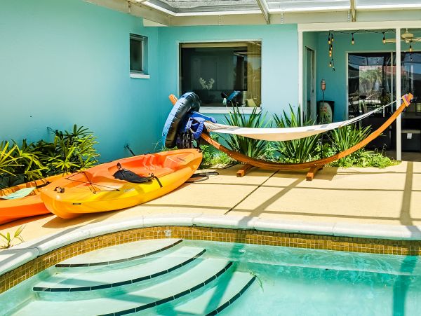 Dog friendly house with water views and beach access