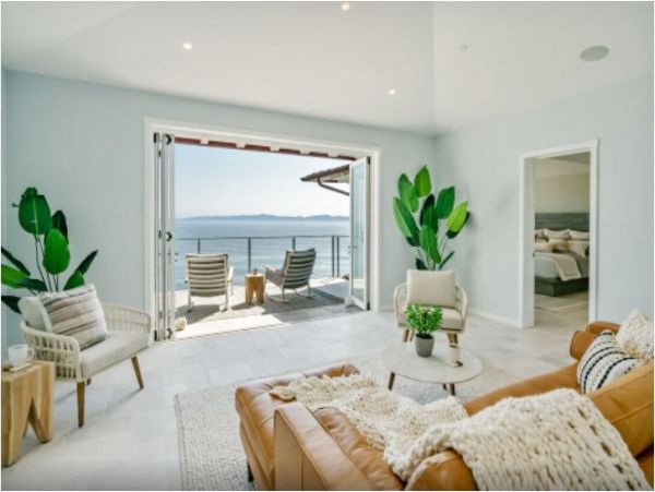 Full Ocean Views Santa Barbara Vacation Home Four Bedrooms