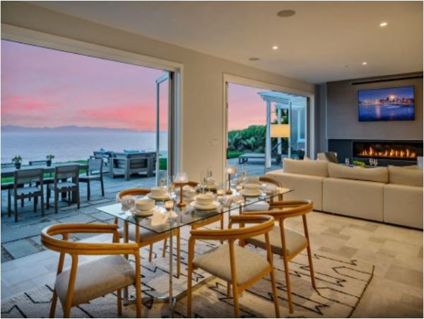 Full Ocean Views Santa Barbara Vacation Home Four Bedrooms