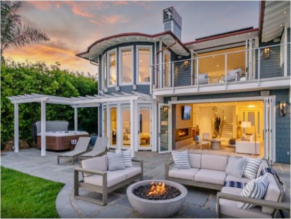 Full Ocean Views Santa Barbara Vacation Home Four Bedrooms