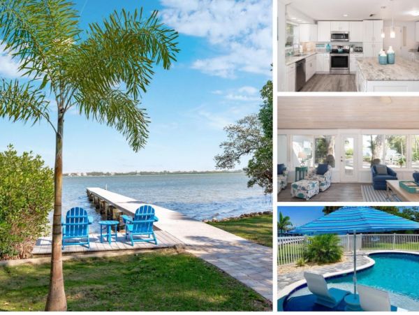 Bayfront Paradise Steps from the Beach in Manasota Key