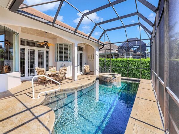 Marco Island Vacation Pool Home Three Bedrooms Walk To Beach