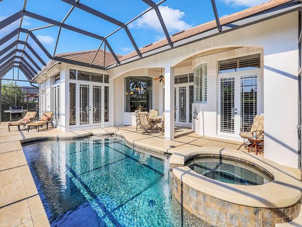 Marco Island Vacation Pool Home Three Bedrooms Walk To Beach