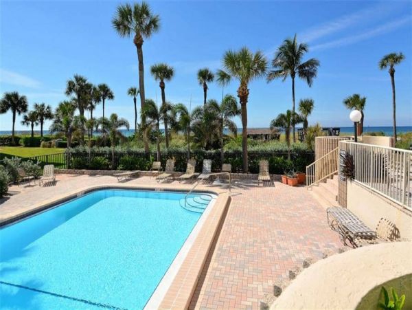 Longboat Key Full Gulf View Beach Condo 2 Bedrooms Plus Office
