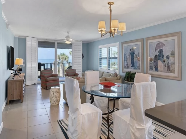 Longboat Key Full Gulf View Beach Condo 2 Bedrooms Plus Office
