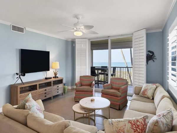 Longboat Key Full Gulf View Beach Condo 2 Bedrooms Plus Office