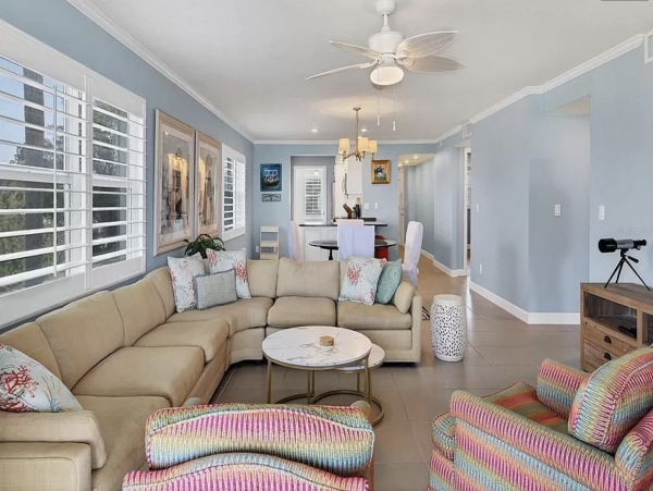 Longboat Key Full Gulf View Beach Condo 2 Bedrooms Plus Office