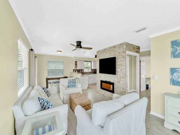 Walk to Beach Anna Maria Vacation Pool Home Two Bedroom