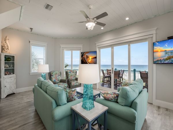 Gulf Front Holmes Beach Vacation Pool Home Four Bedroom