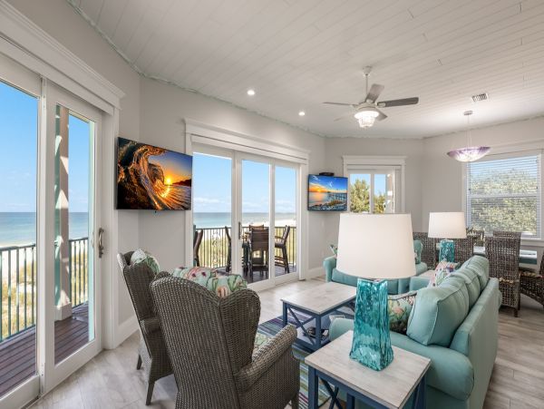Gulf Front Holmes Beach Vacation Pool Home Four Bedroom