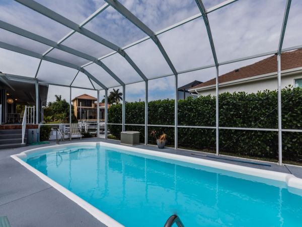 Three Bedroom Vacation Home with Pool & Dock in Marco Island