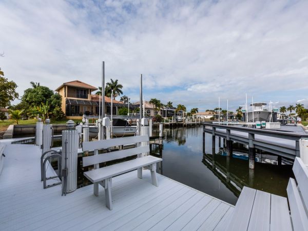 Three Bedroom Vacation Home with Pool & Dock in Marco Island