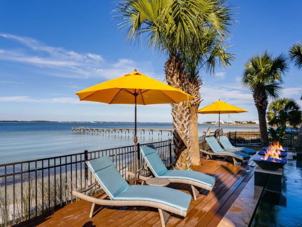 Pensacola Beach Four Bedroom Estate - Pool Spa & Water Views
