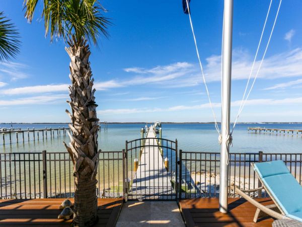 Pensacola Beach Four Bedroom Estate - Pool Spa & Water Views