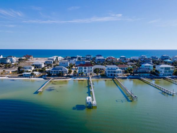 Pensacola Beach Four Bedroom Estate - Pool Spa & Water Views