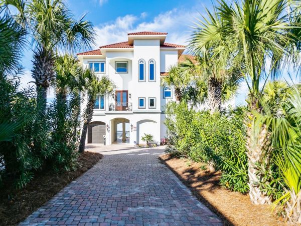 Pensacola Beach Four Bedroom Estate - Pool Spa & Water Views