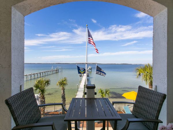 Pensacola Beach Four Bedroom Estate - Pool Spa & Water Views