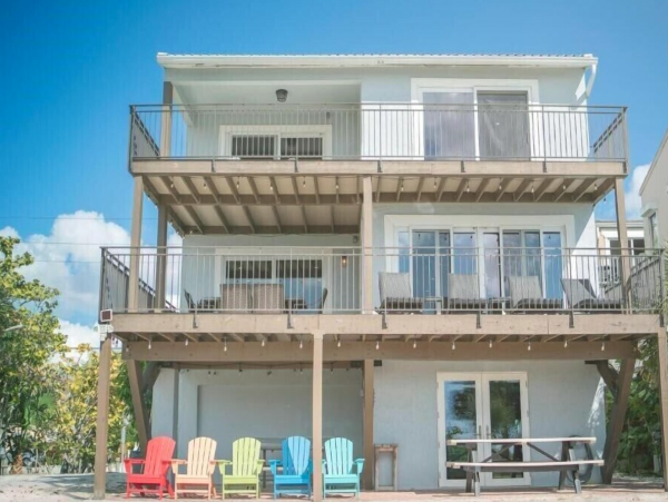 Siesta Key Beachfront Three Bedroom Townhouse Sleeps 10