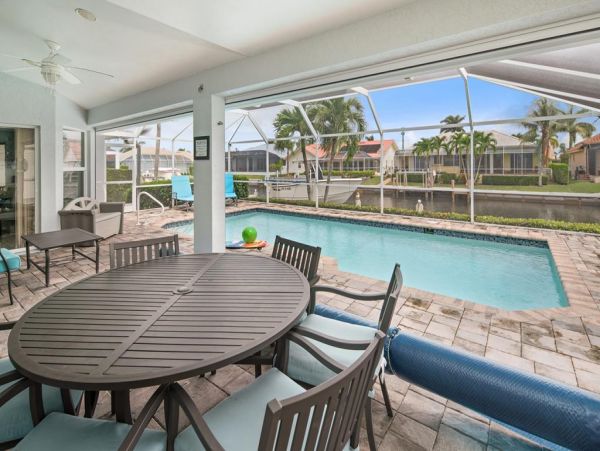 Marco Island Vacation Rental with Private Waterfront Pool - Stylish Coastal Home