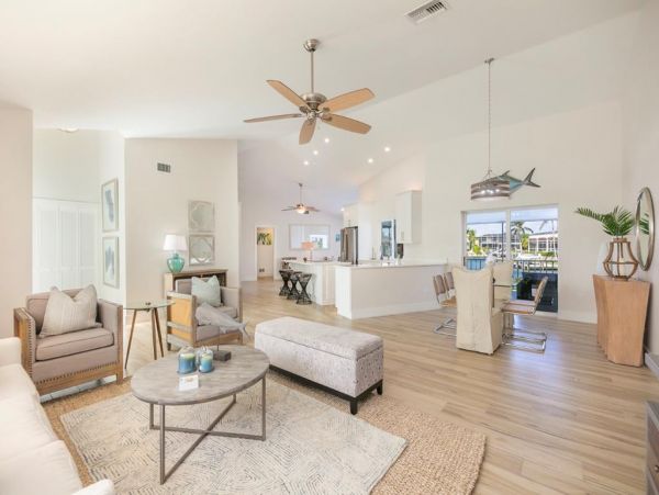 Marco Island Vacation Rental with Pool, Dock & Walk to Tigertail Beach