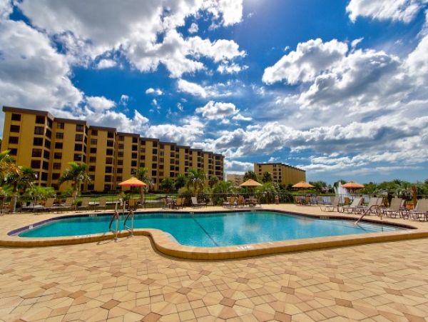 Gated beachfront community on Siesta Key