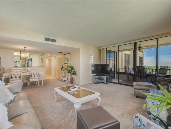 Gated beachfront community on Siesta Key