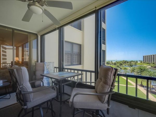 Gated beachfront community on Siesta Key