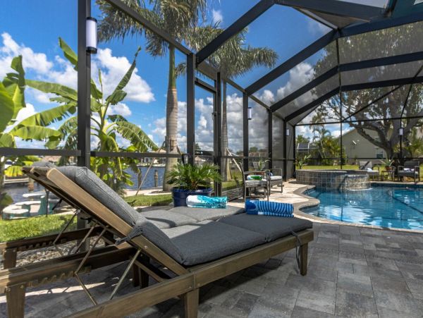 Cape Coral Vacation Pool Home Four Bedroom