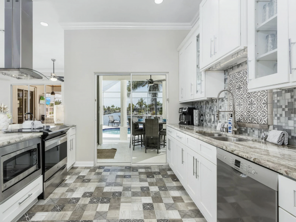 Cape Coral Vacation Pool  Home Four Bedroom