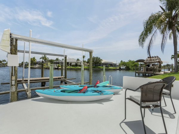 Cape Coral Vacation Pool  Home Four Bedroom