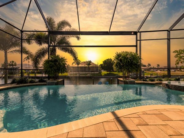 Cape Coral Vacation Pool Home Four Bedroom