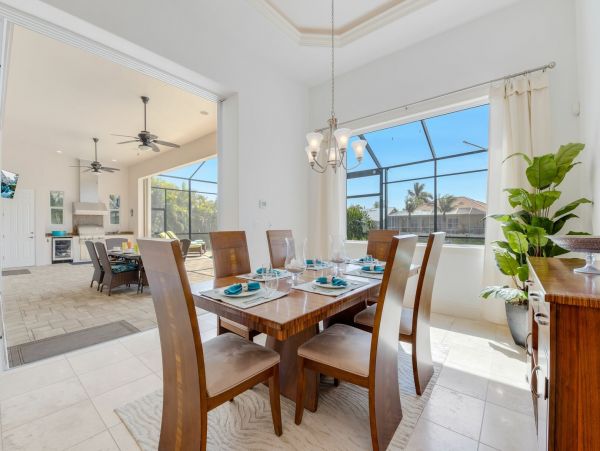 Cape Coral Vacation Pool Home Four Bedroom