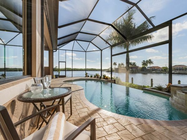 Cape  Coral Vacation Pool Home Four Bedroom
