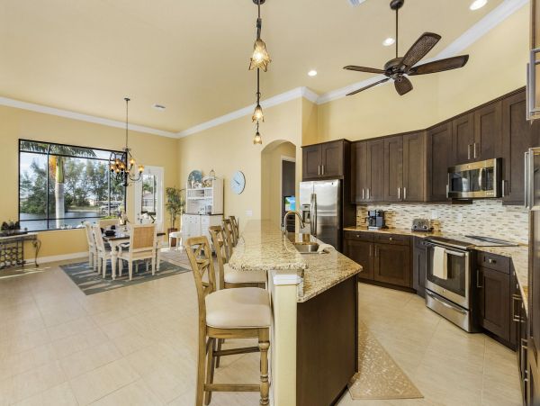 Cape  Coral Vacation Pool Home Four Bedroom