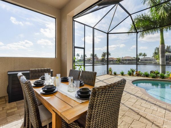 Cape  Coral Vacation Pool Home Four Bedroom