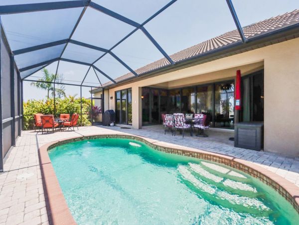 Canal Front Cape Coral Vacation Rental - 3-Bedroom Home with Pool
