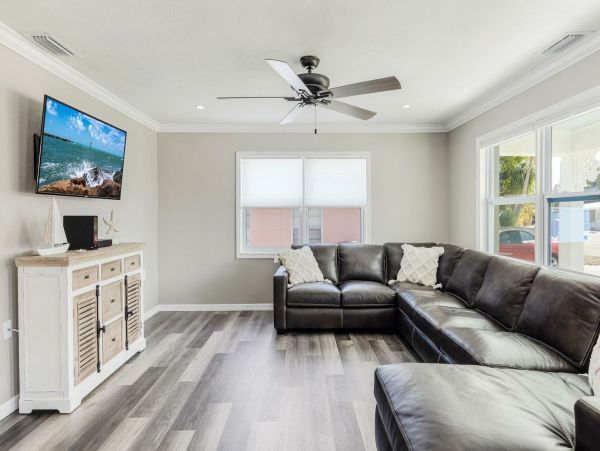 Fort Myers Beach 3-Bedroom Villa with Swim Spa & Fishing Pier