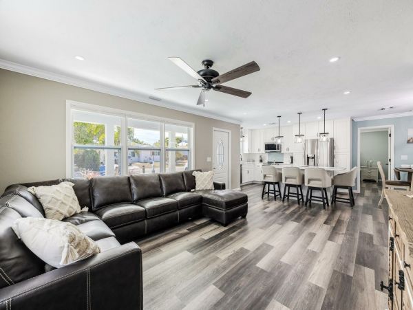 Fort Myers Beach 3-Bedroom Villa with Swim Spa & Fishing Pier