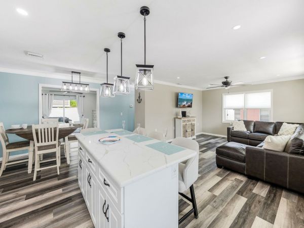 Fort Myers Beach 3-Bedroom Villa with Swim Spa & Fishing Pier