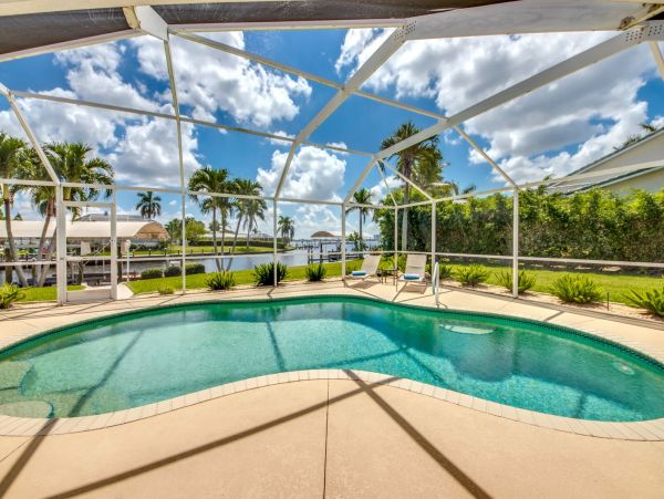 Cape Coral Waterfront Vacation Rental - Florida Riverfront Villa