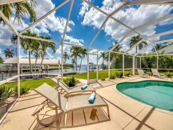 Cape Coral Waterfront Vacation Rental - Florida Riverfront Villa